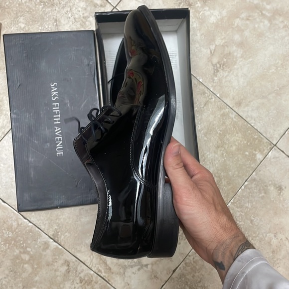 Saks fifth Avenue dress shoes men’s size 9 - Picture 2 of 5